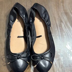 Torrid Black Bow Detail Flats 9.5WW